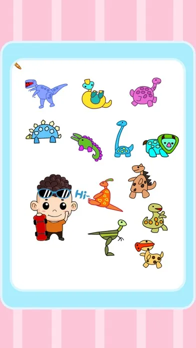 draw & doodle dinosaur Screenshots