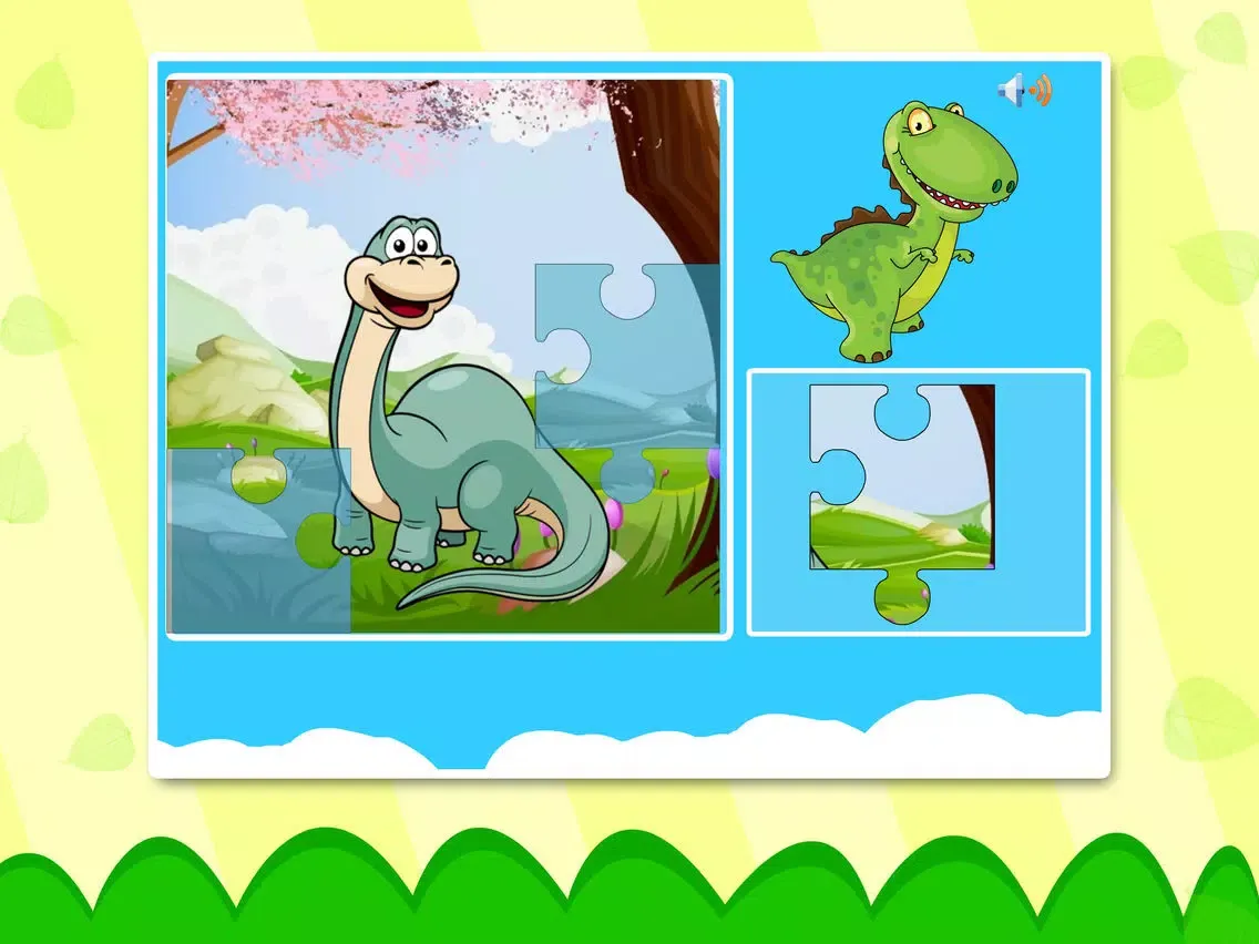 Dinosaur Puzzle Game for Toddlers - Children's puzzle Dinosaur for kids iPad 應用截圖