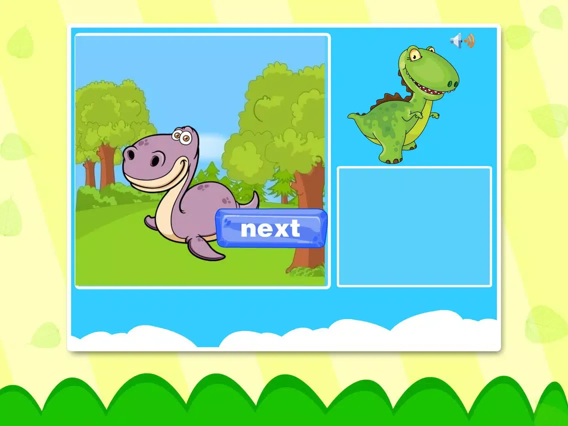 Dinosaur Puzzle Game for Toddlers - Children's puzzle Dinosaur for kids iPad 應用截圖