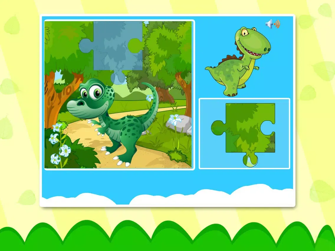 Dinosaur Puzzle Game for Toddlers - Children's puzzle Dinosaur for kids iPad 應用截圖