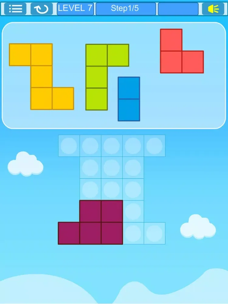 Capturas de pantalla de Mr.J Magic Tangram iPad 