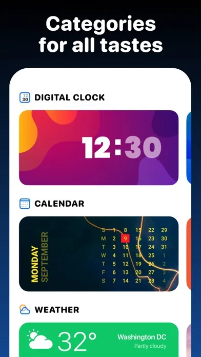 Zrzuty ekranu Widget | Countdown to birthday