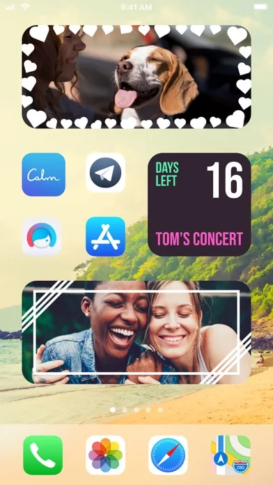 Zrzuty ekranu Widget | Countdown to birthday