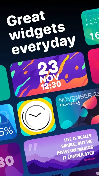 Zrzuty ekranu Widget | Countdown to birthday