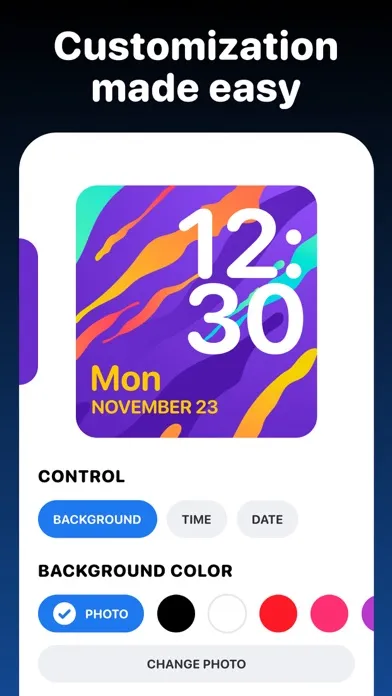 Zrzuty ekranu Widget | Countdown to birthday
