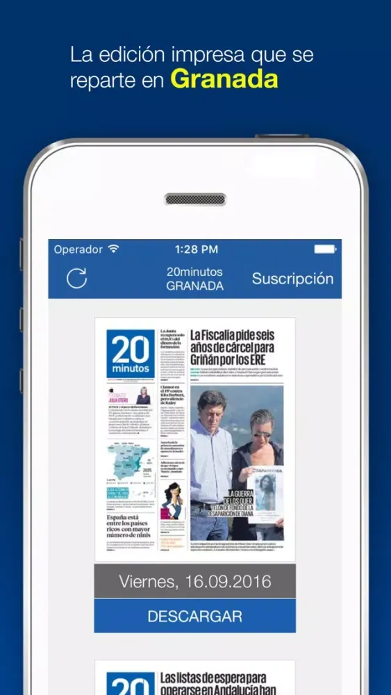 20minutos Ed. Impresa Granada应用截图