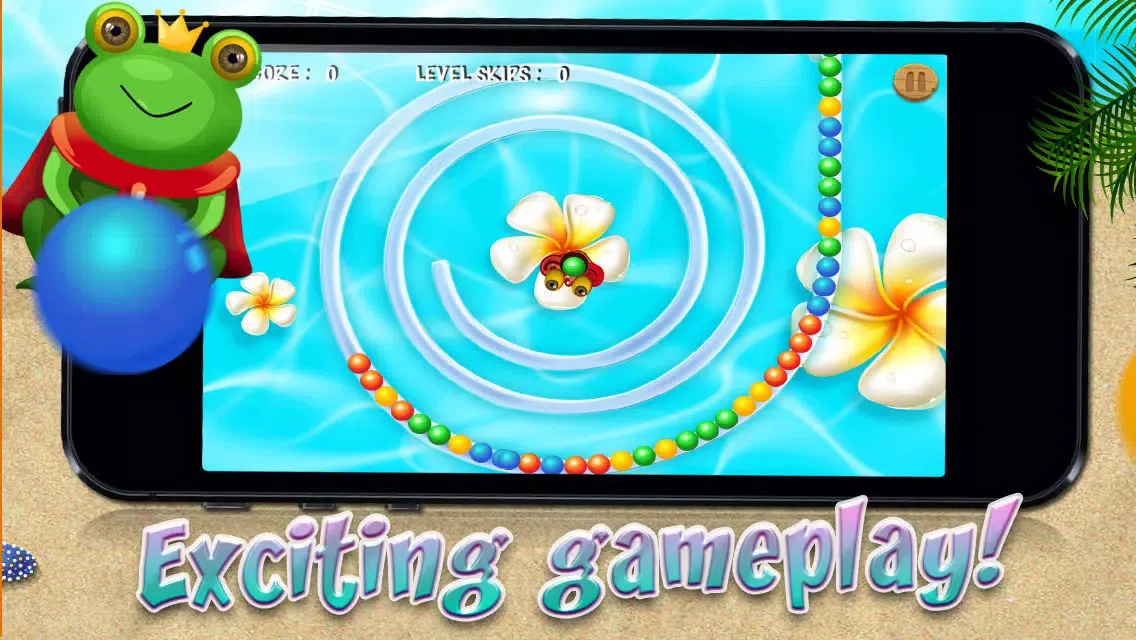 A Beach of Happy Frog & Friends Goes Boom FREE Screenshots