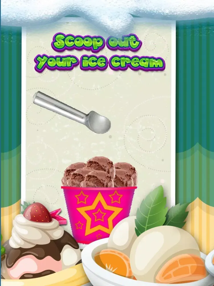 A Amazing Ice Cream Maker Game - Create Cones, Sundaes & Sweet Icy Sandwiches Shop iPad  Ekran Görüntüleri
