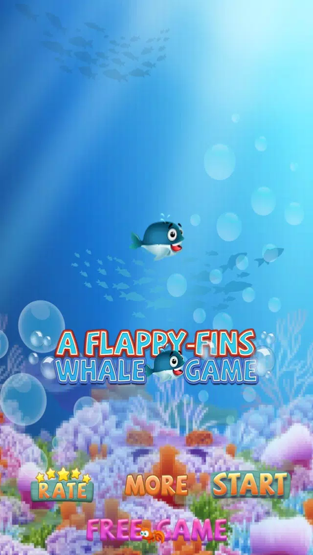 A Flappy-Fins Whale Game PRO Ekran Görüntüleri