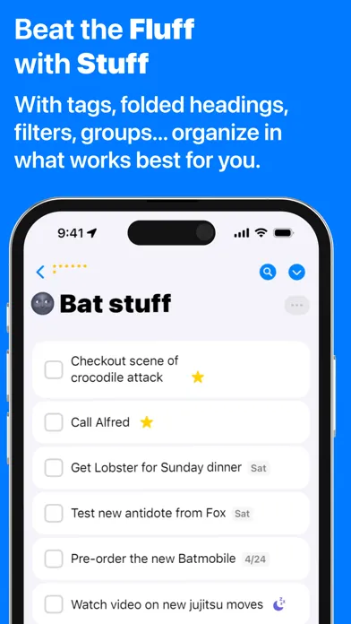 ภาพหน้าจอของ Stuff | ToDos and Lists