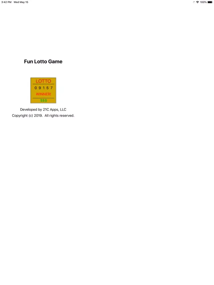Capturas de pantalla de Fun Lotto Game iPad 