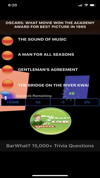 BarWhat? 15000+ Trivia Game 스크린샷