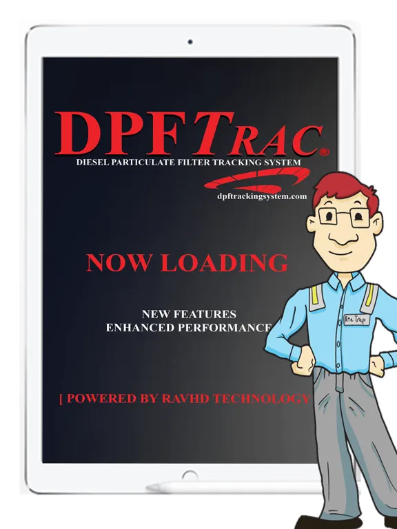 DPFTrac DPF Tracking System iPad  스크린샷