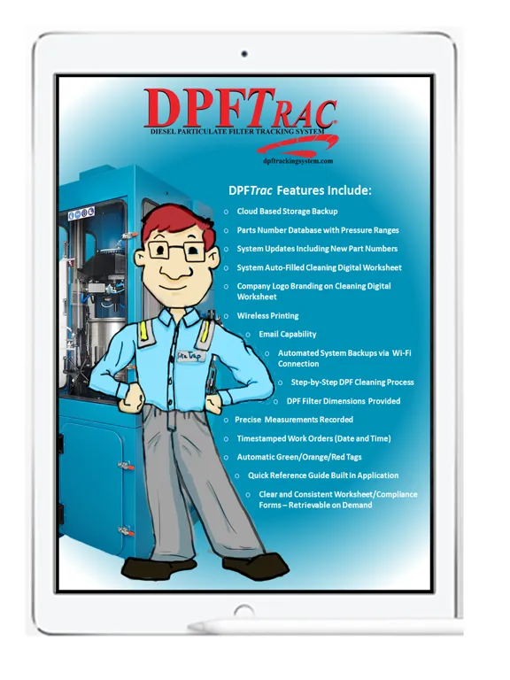 DPFTrac DPF Tracking System iPad  스크린샷