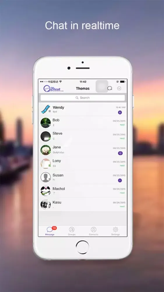 Tangkapan layar 21Text