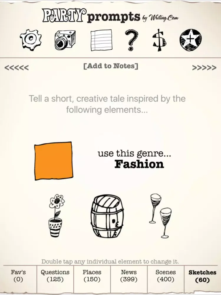 Zrzuty ekranu Party Prompts iPad 