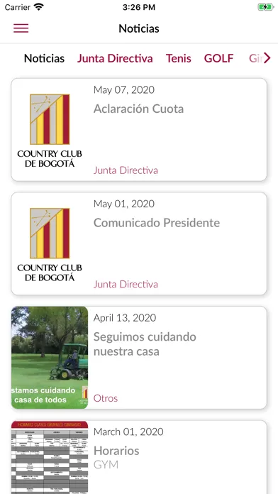 Country Club Bogotá应用截图