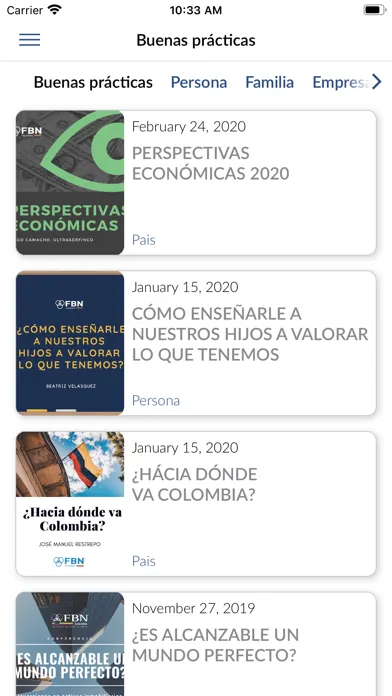 FBN Colombia スクリーンショット