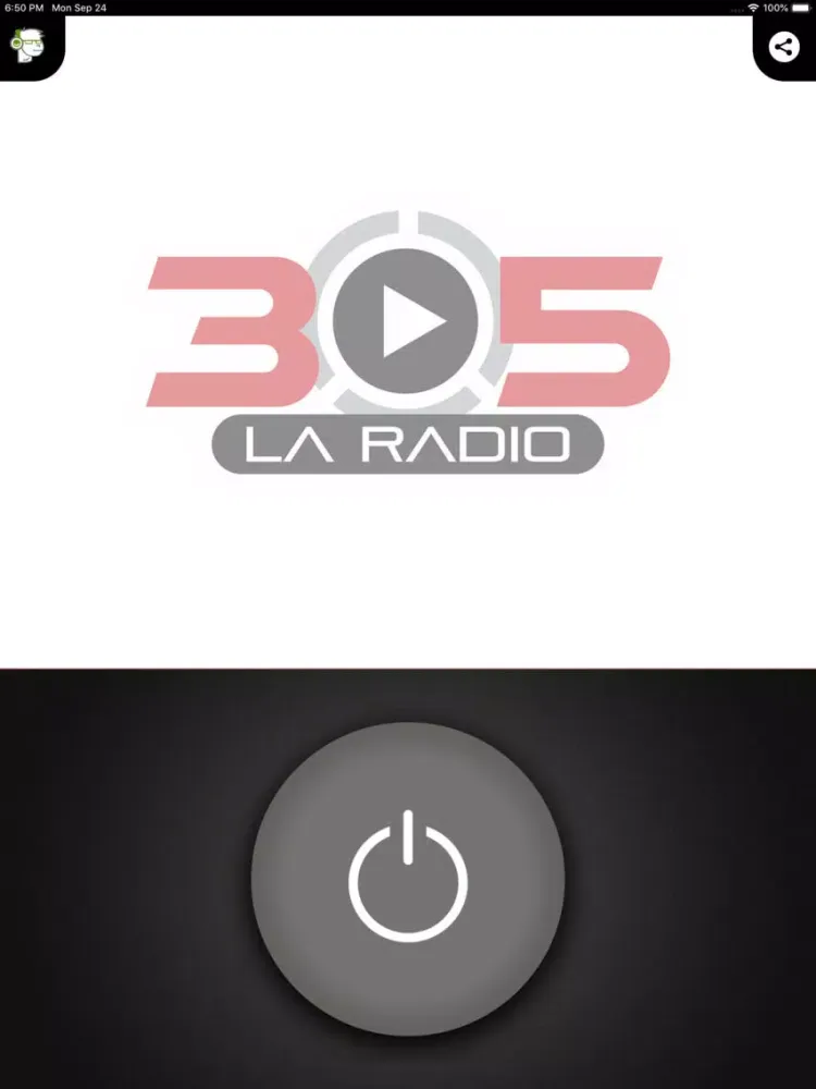 Ảnh chụp màn hình của 305 La Radio iPad 