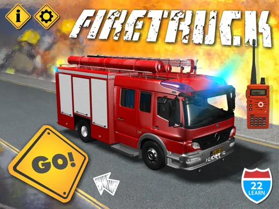 Captures d'écran de Kids Vehicles Fire Truck games iPad 