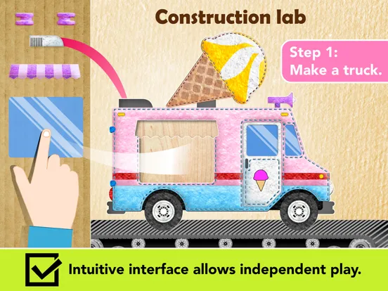 Captures d'écran de Kids Vehicles Fire Truck games iPad 