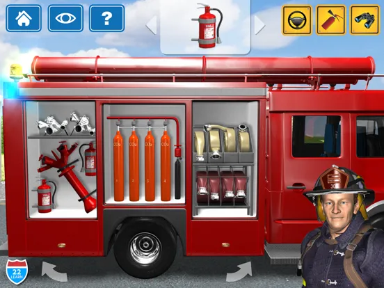 Captures d'écran de Kids Vehicles Fire Truck games iPad 