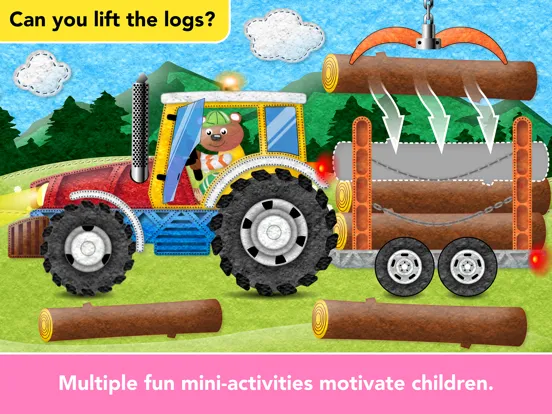 Captures d'écran de Kids Vehicles Fire Truck games iPad 
