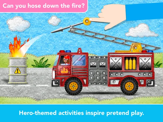 Captures d'écran de Kids Vehicles Fire Truck games iPad 