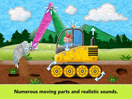 Captures d'écran de Kids Vehicles Fire Truck games iPad 