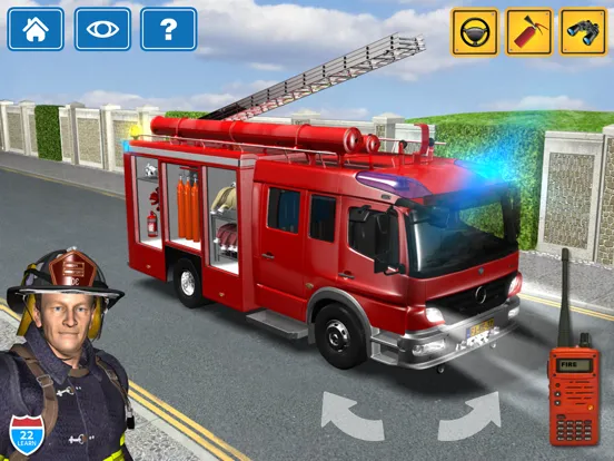 Captures d'écran de Kids Vehicles Fire Truck games iPad 