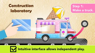 Captures d'écran de Kids Vehicles Fire Truck games