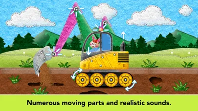 Captures d'écran de Kids Vehicles Fire Truck games