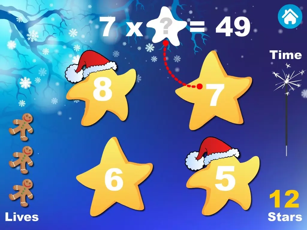 Adventure Basic School Math · Math Drills Challenge, Math Bingo, Catch Starfall and More - Learning Games (Numbers, Addition, Subtraction, Multiplication and Division) for Kids: Preschool, Kindergarten, Grade 1, 2, 3 and 4 by Abby Monkey® iPad Screenshots