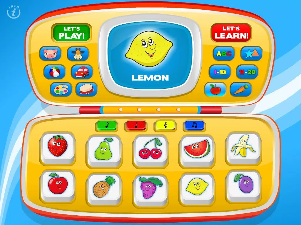 Magic Laptop Preschool All-In-One • Activity Kids Learning Toy Phone - TeachMe Farm and Zoo Animals, Colors, Shapes, Letters, Numbers, Vehicles, Alphabet, Toys, Fruits - Games for Baby, Toddler and Preschool Children by Abby Monkey® iPad Screenshots