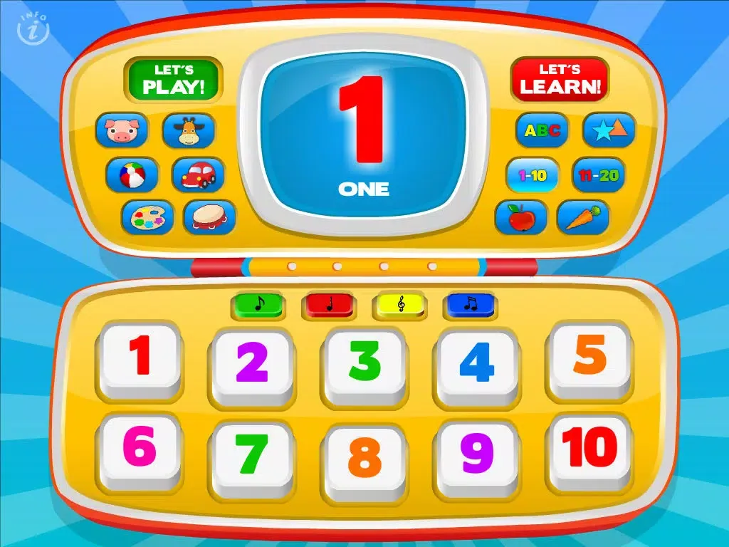 Magic Laptop Preschool All-In-One • Activity Kids Learning Toy Phone - TeachMe Farm and Zoo Animals, Colors, Shapes, Letters, Numbers, Vehicles, Alphabet, Toys, Fruits - Games for Baby, Toddler and Preschool Children by Abby Monkey® iPad Screenshots