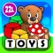 Toys Train • Kids Love Learning Toys: Fun Interactive Adventure Game with Animals, Cars, Trucks and more Vehicles for Children (Baby, Toddler, Preschool) by Abby Monkey®