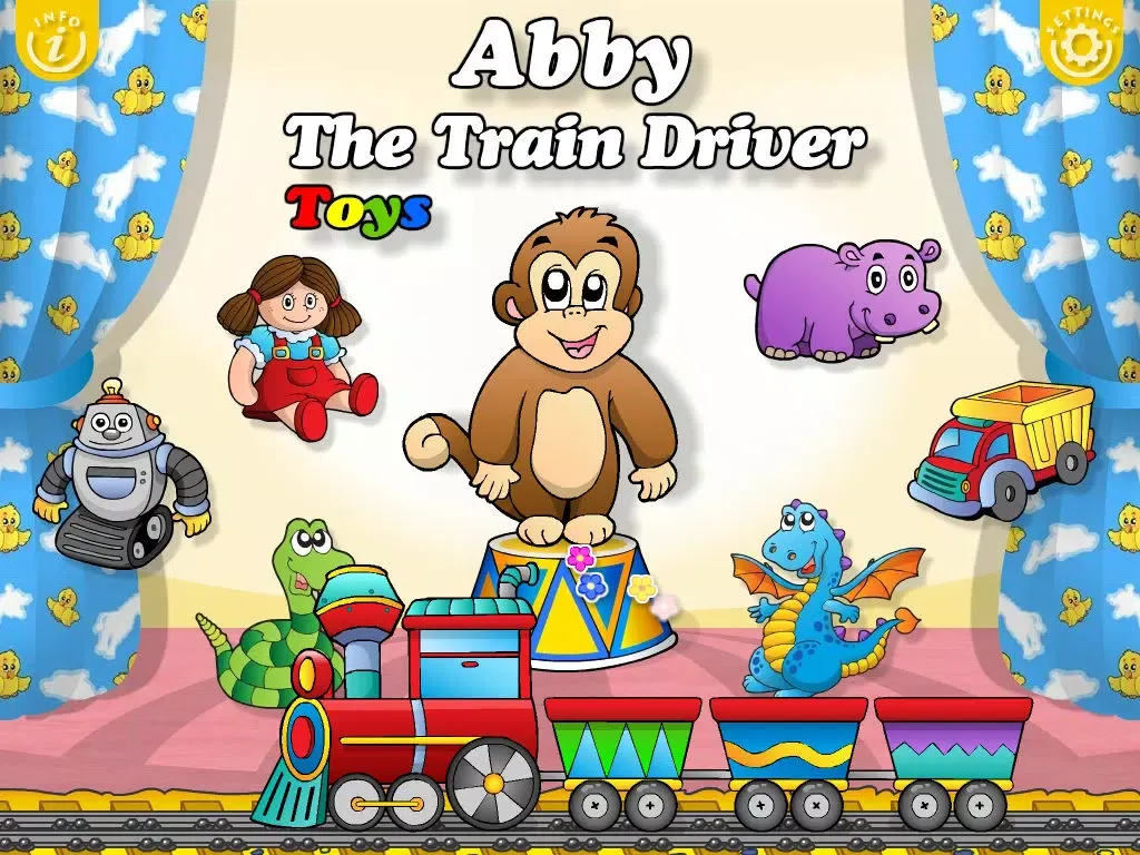 Toys Train • Kids Love Learning Toys: Fun Interactive Adventure Game with Animals, Cars, Trucks and more Vehicles for Children (Baby, Toddler, Preschool) by Abby Monkey® iPad  Screenshots