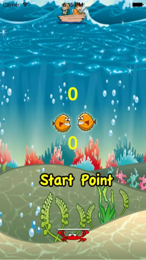 Capturas de tela do Pufferfish Pong FREE