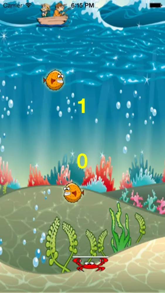 Capturas de tela do Pufferfish Pong FREE
