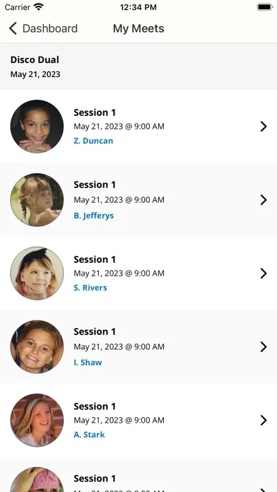 Kip - Gymnastics Meet Tracker Screenshots