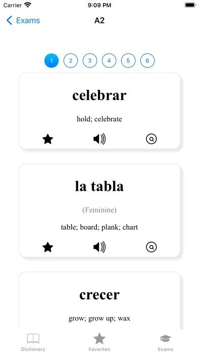 Spanish Pro: dictionary tutor スクリーンショット