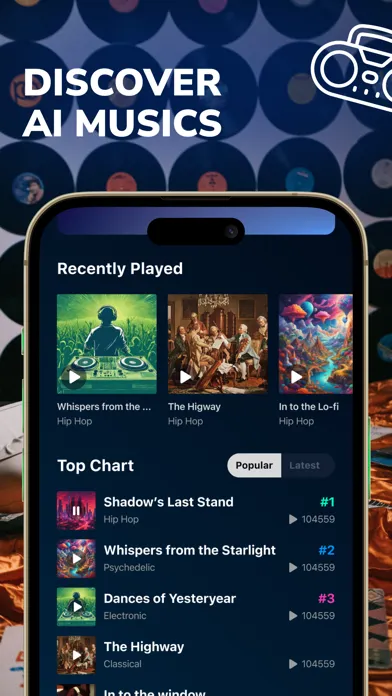 AI Song Generator - Songz 스크린샷