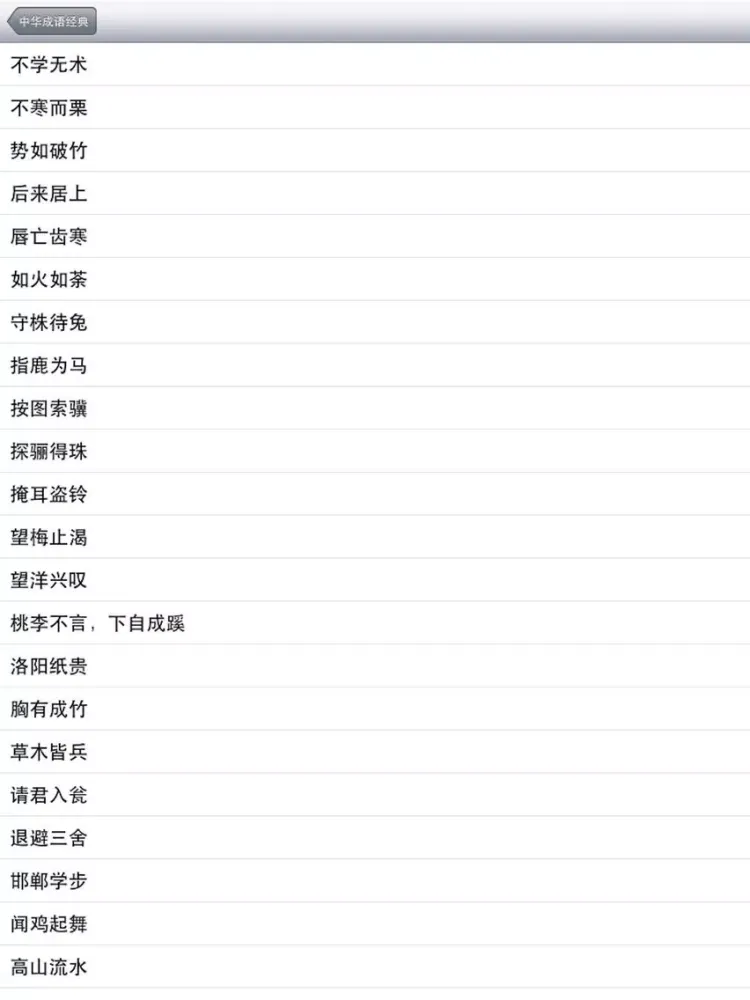 Скриншоты Chinese Classical Idioms iPad 
