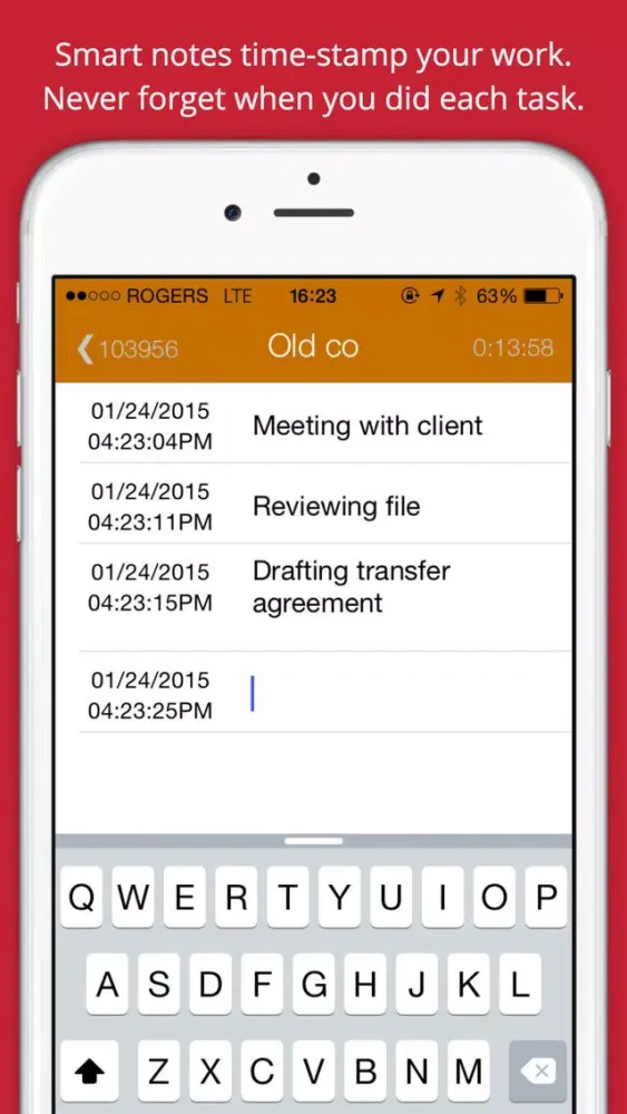 Скриншоты Docket Time Tracking