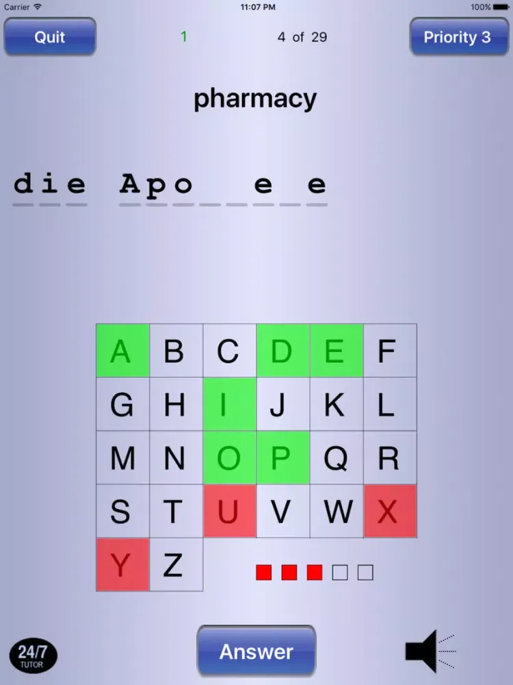 Capturas de pantalla de German Vocabulary 24/7 Language Learning iPad 
