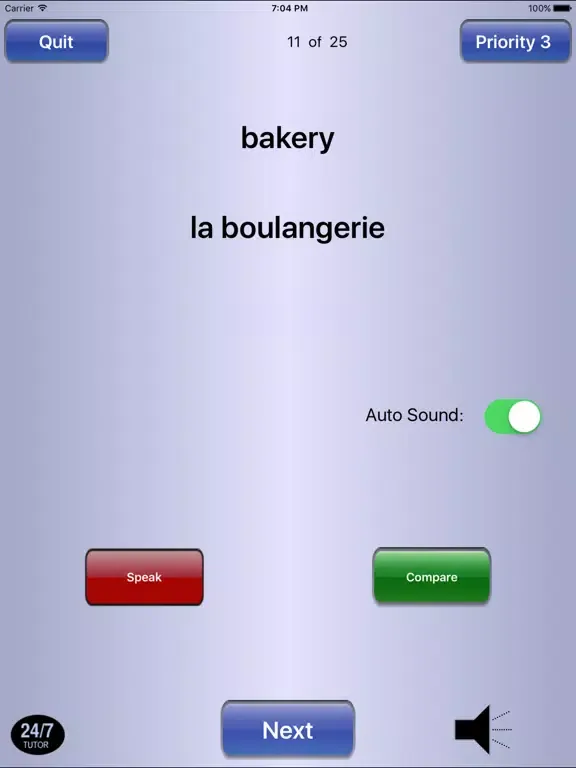 تصاویر French FREE 24/7 Language Learning iPad 