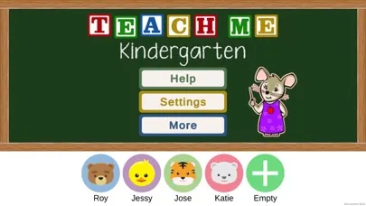 Tangkapan skrin TeachMe: Kindergarten