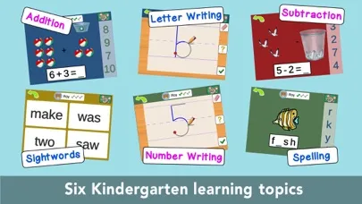 Tangkapan skrin TeachMe: Kindergarten