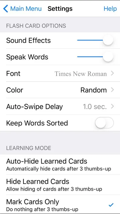 ภาพหน้าจอของ Smiley Sight Words