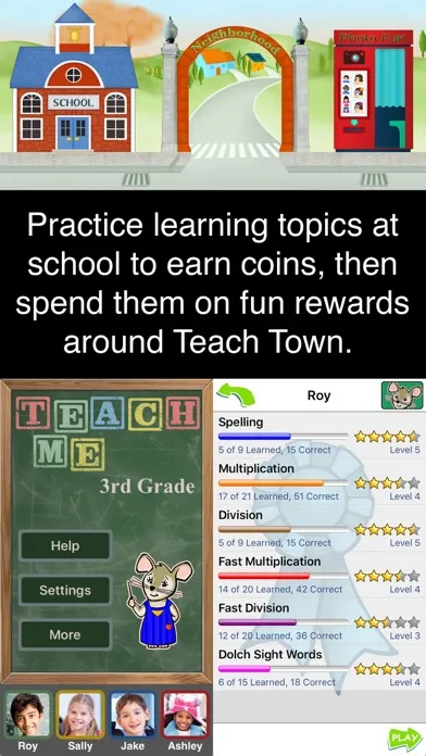 Screenshot di TeachMe: 3rd Grade